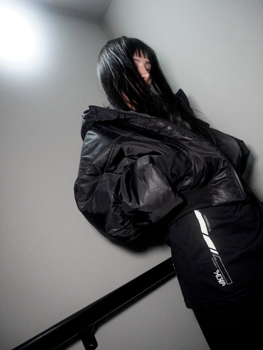 HOODED PUFFER JACKET