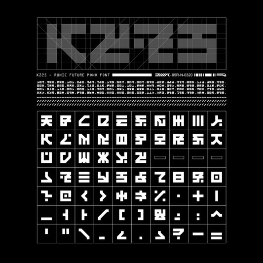 KZ25 FONT