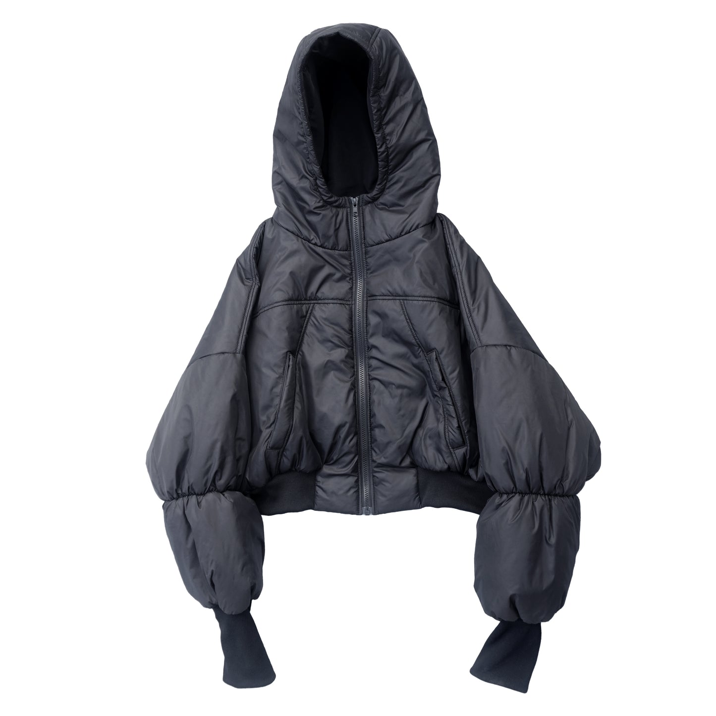 HOODED PUFFER JACKET