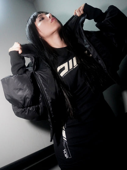 HOODED PUFFER JACKET