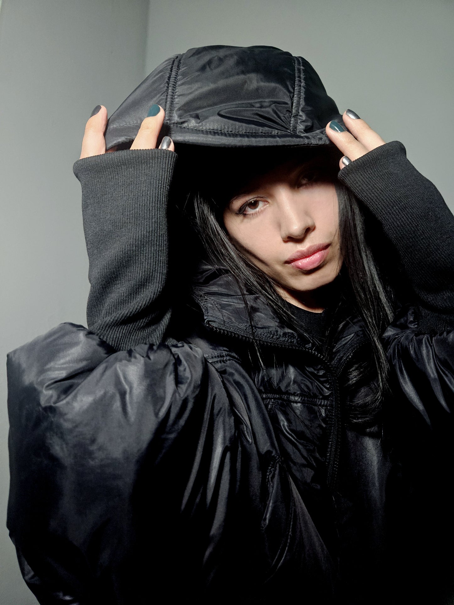 HOODED PUFFER JACKET