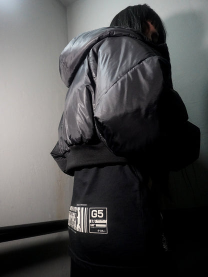 HOODED PUFFER JACKET