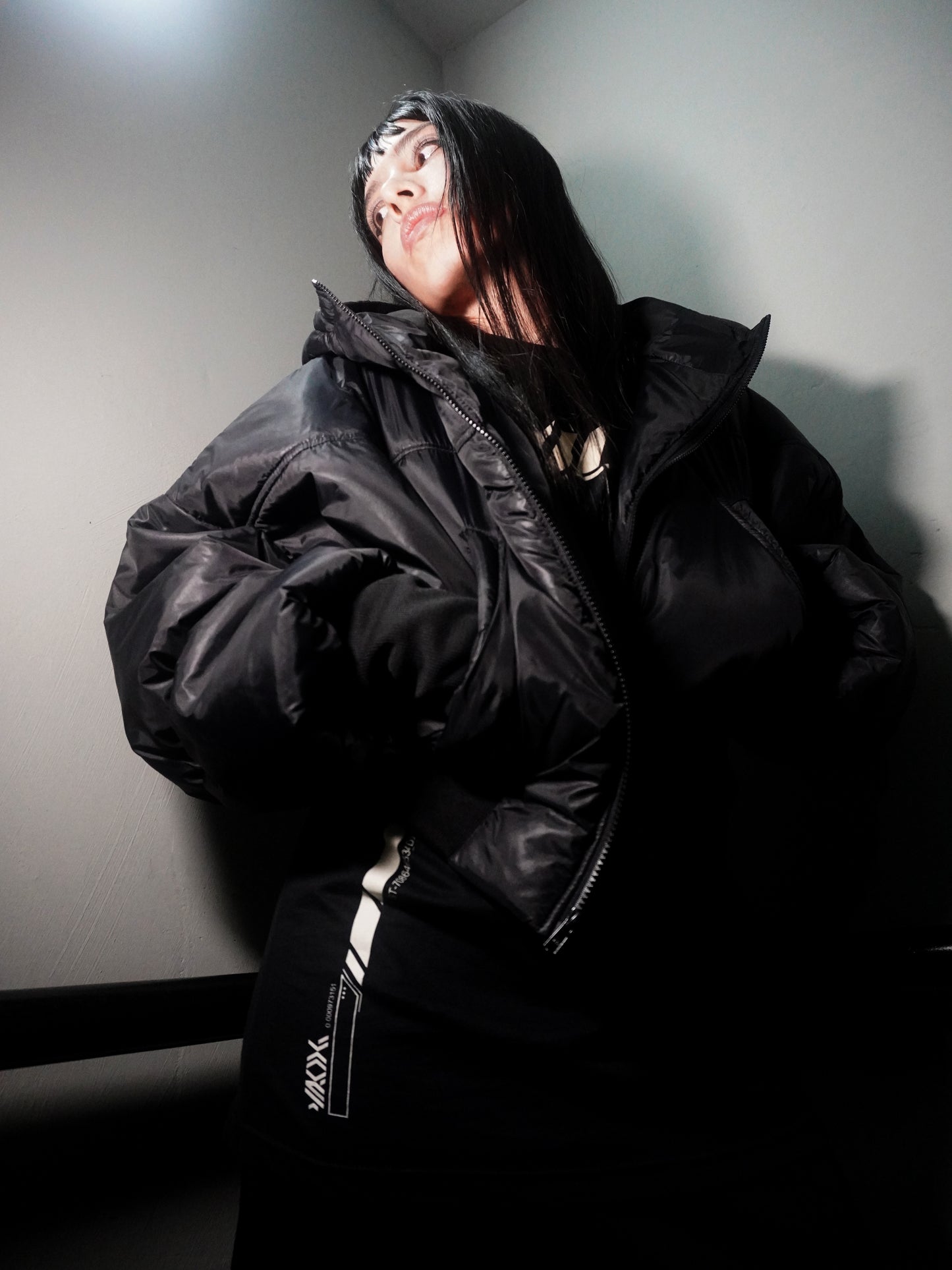 HOODED PUFFER JACKET