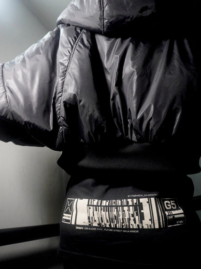 HOODED PUFFER JACKET