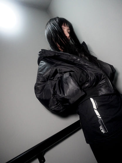 HOODED PUFFER JACKET